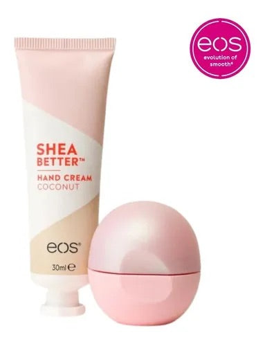 EOS lip balms and hand cream