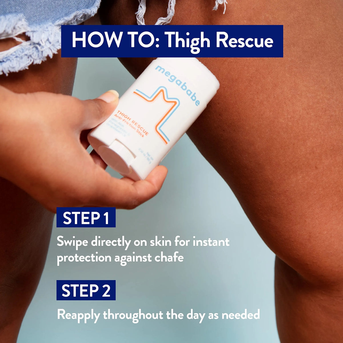 Megababe Thigh Rescue ANti-Friction Stick 23g