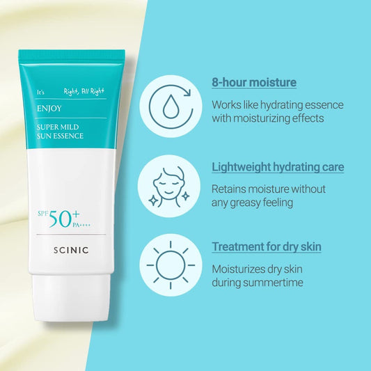 SCINIC Enjoy Super Mild Sun Essence SPF50+ PA++++