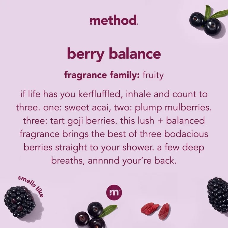 Method Body Wash Berry Balance 18floz