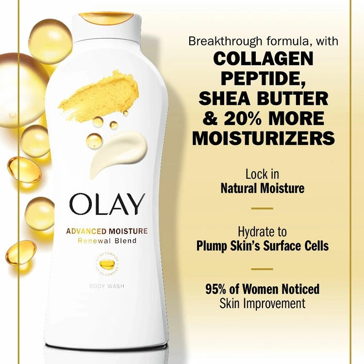 Olay Advanced Moisture Renewal Blend Body Wash 700ml