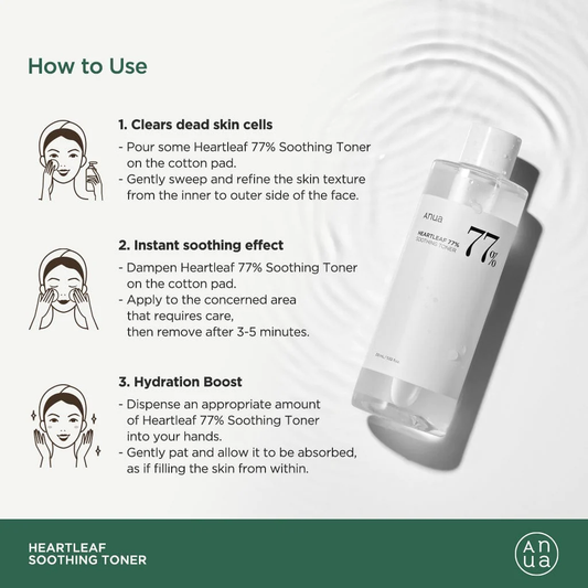 Anua - Heartleaf 77 Soothing Toner - 250ml