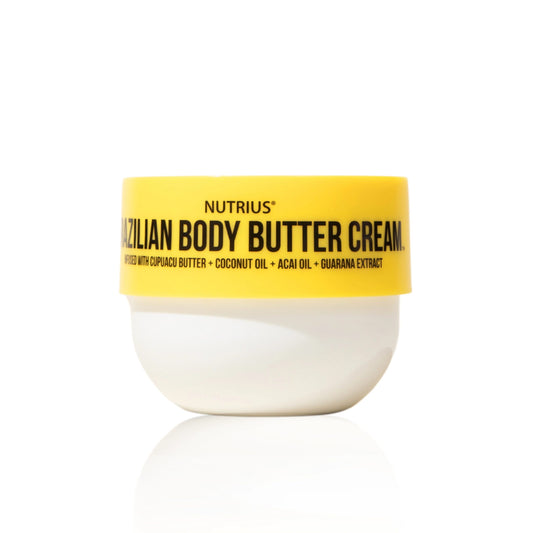 Nutrius Brazilian Body Butter Cream Coco Bliss, 6 FL OZ