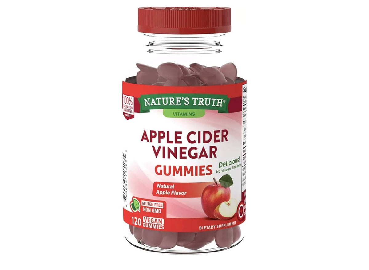 Nature's Truth Apple Cider Vinegar Gummies, (120 Gummies)