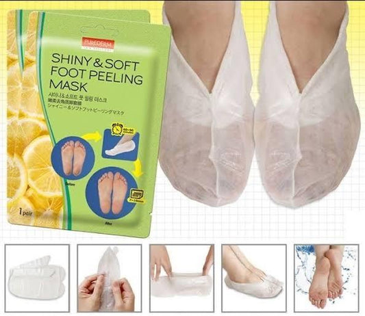The Purederm Shiny & Soft Foot Peeling Mask