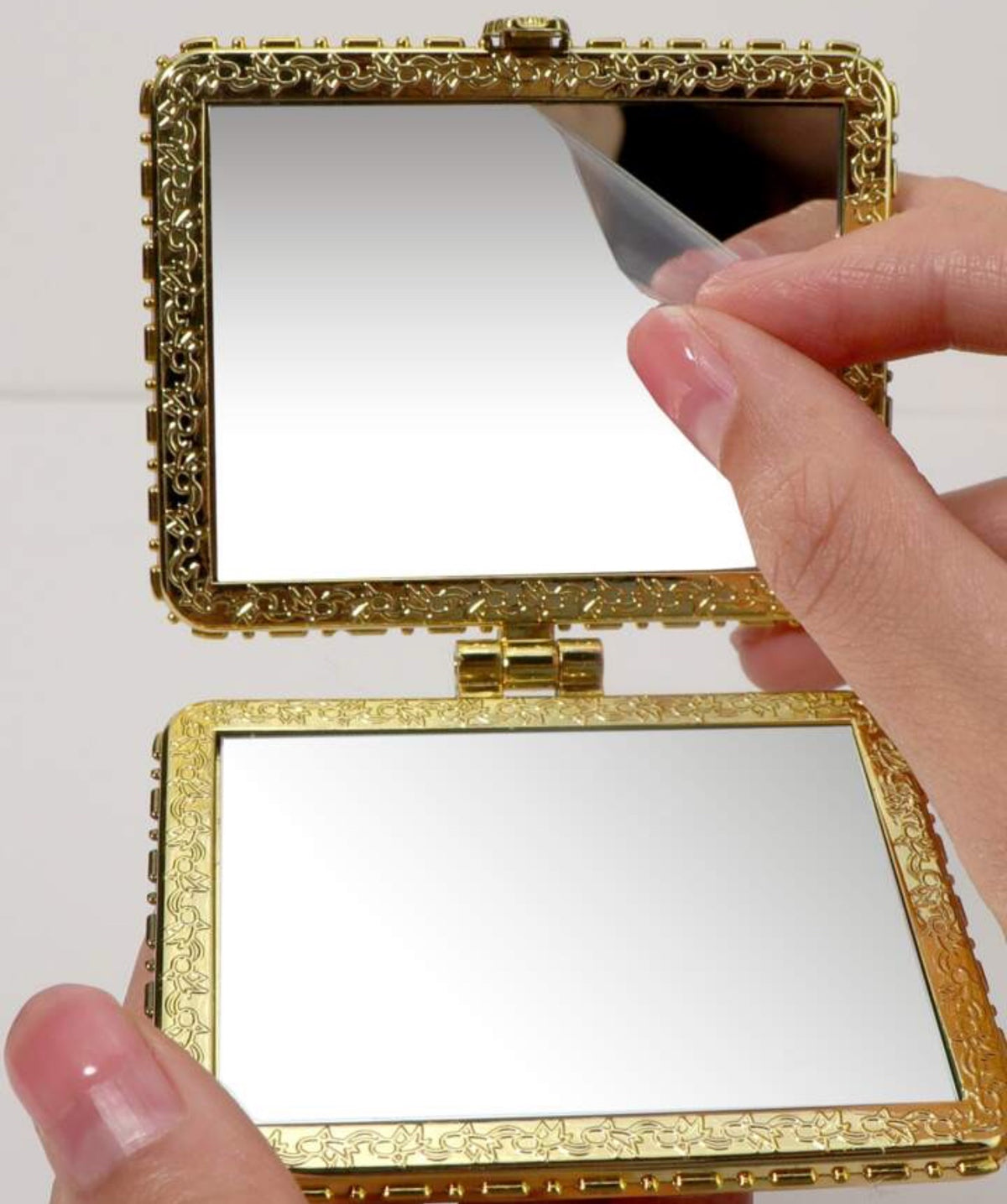 Double Sided Floral Pocket Mirror