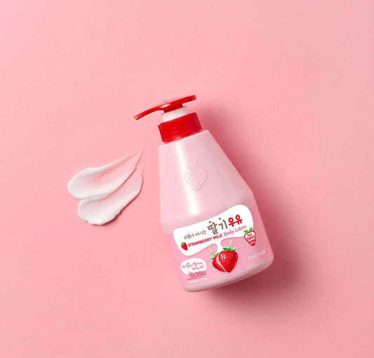 Kwailnara Strawberry Milk Body Lotion (19.75oz)