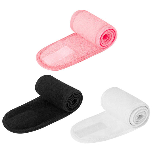 Spa Headband Hair Wrap Pink