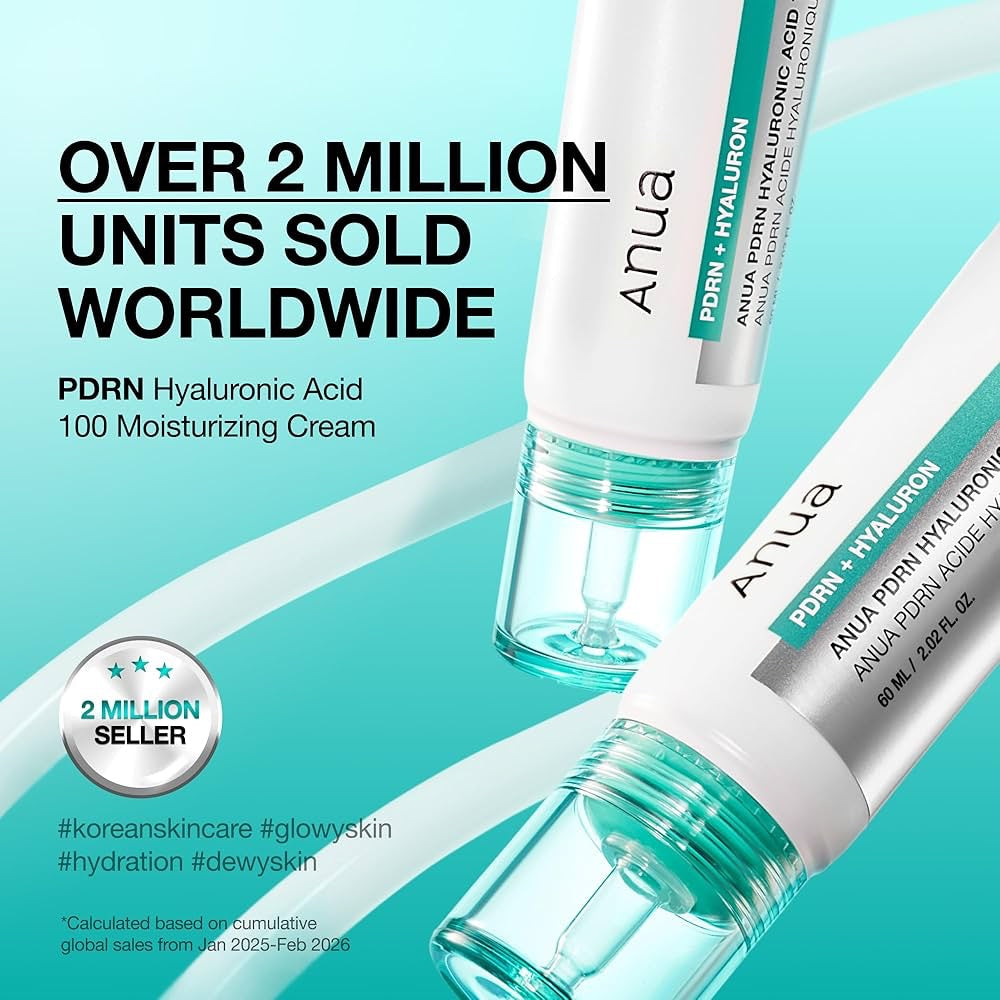 Anua PDRN Hyaluronic Acid 100 Moisturizing Cream 60ml