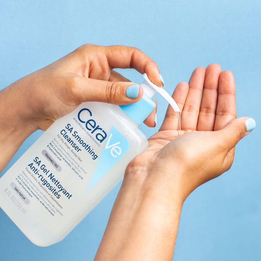 CeraVe SA Smoothing Cleanser with Salicylic Acid for Dry, Rough & Bumpy Skin 8floz