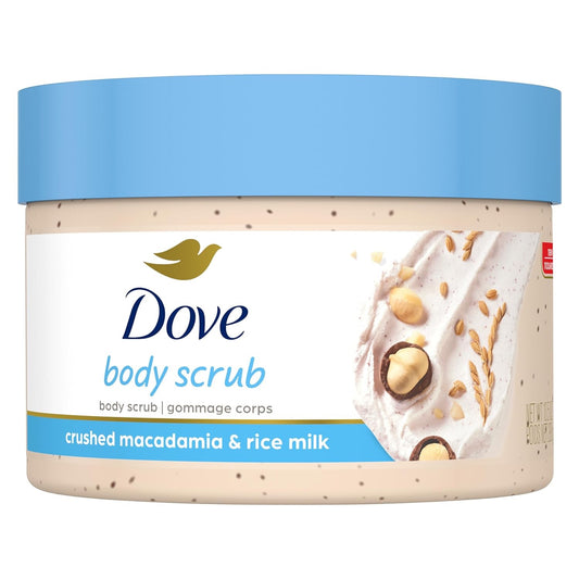 Dove Crushed Macadamia & Rice Milk Moderate Exfoliating Body Scrub