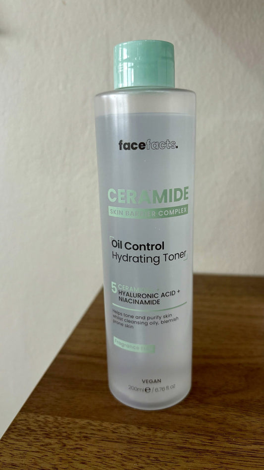 Face Facts Ceramide Oil Control Hydrating Toner 200ml