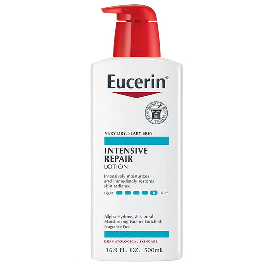Eucerin Intensive Repair Body Lotion for Very Dry Skin, Pump Bottle