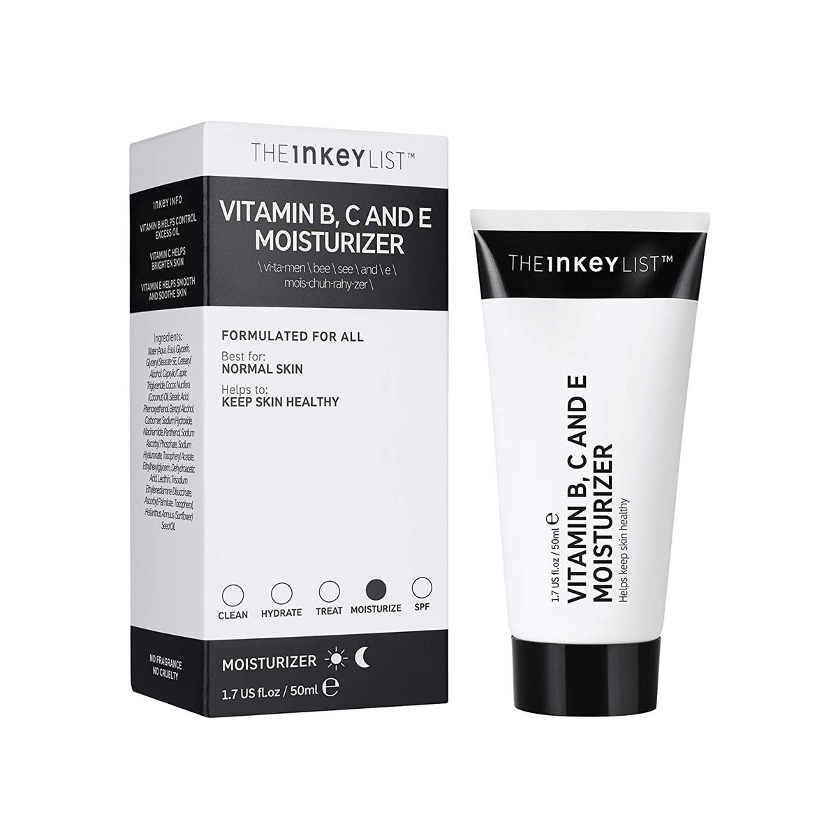 Inkey List Vitamin B, C and E Moisturiser 50ml