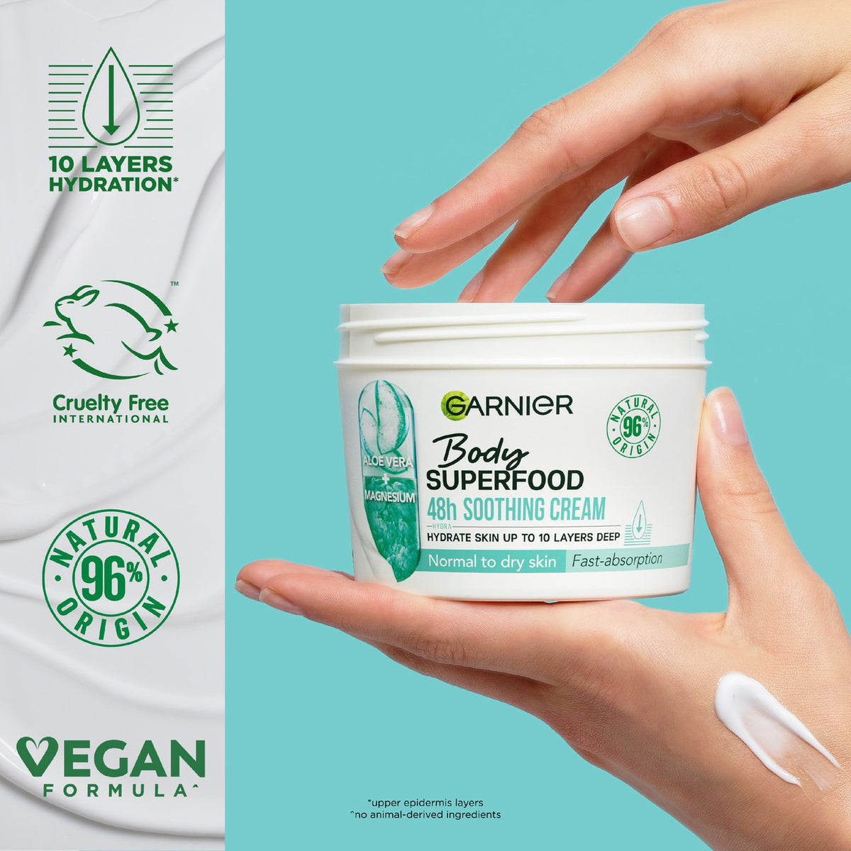 Body Care Garnier Body Superfood Aloe Vera &amp; Magnesium 380 ml