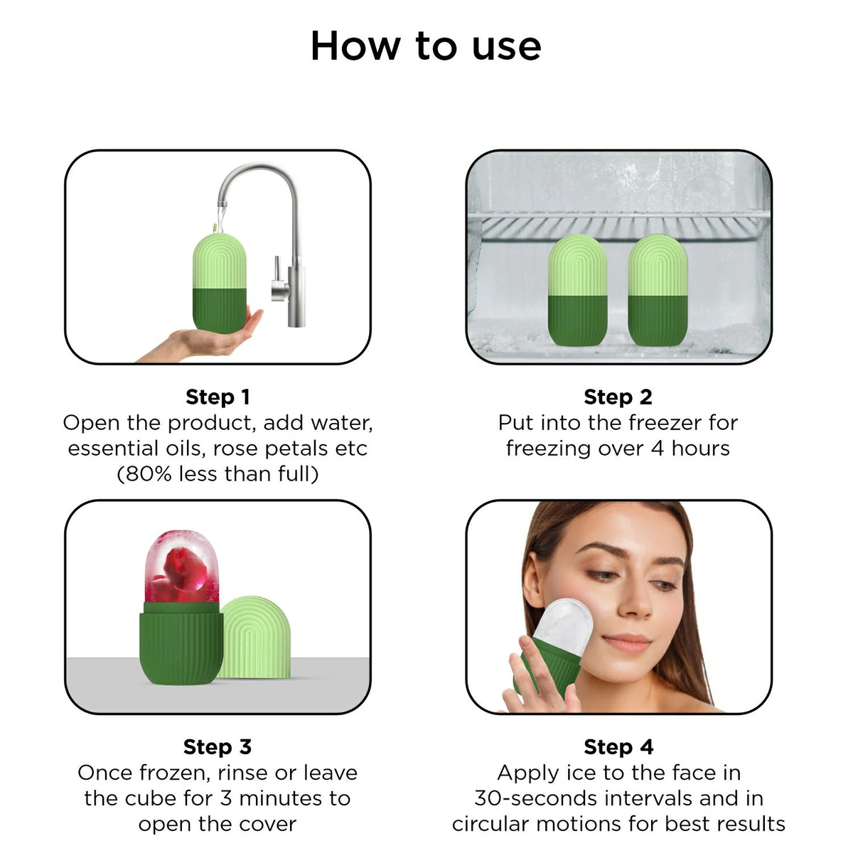 Ice Sculpting Roller Green