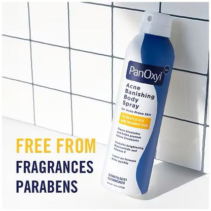 PanOxyl Acne Banishing Body Spray 170g