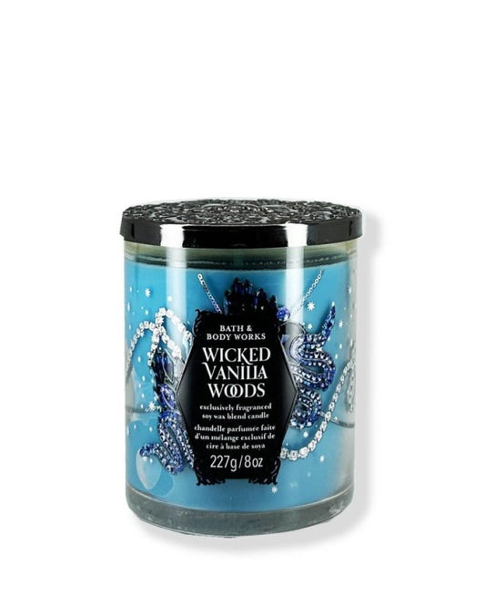 Bath &amp; Body Works Candle Wicked Vanilla Woods 8oz
