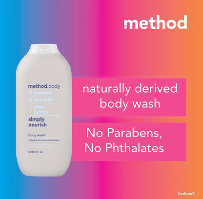 Method Body Wash Simply Nourish 18floz