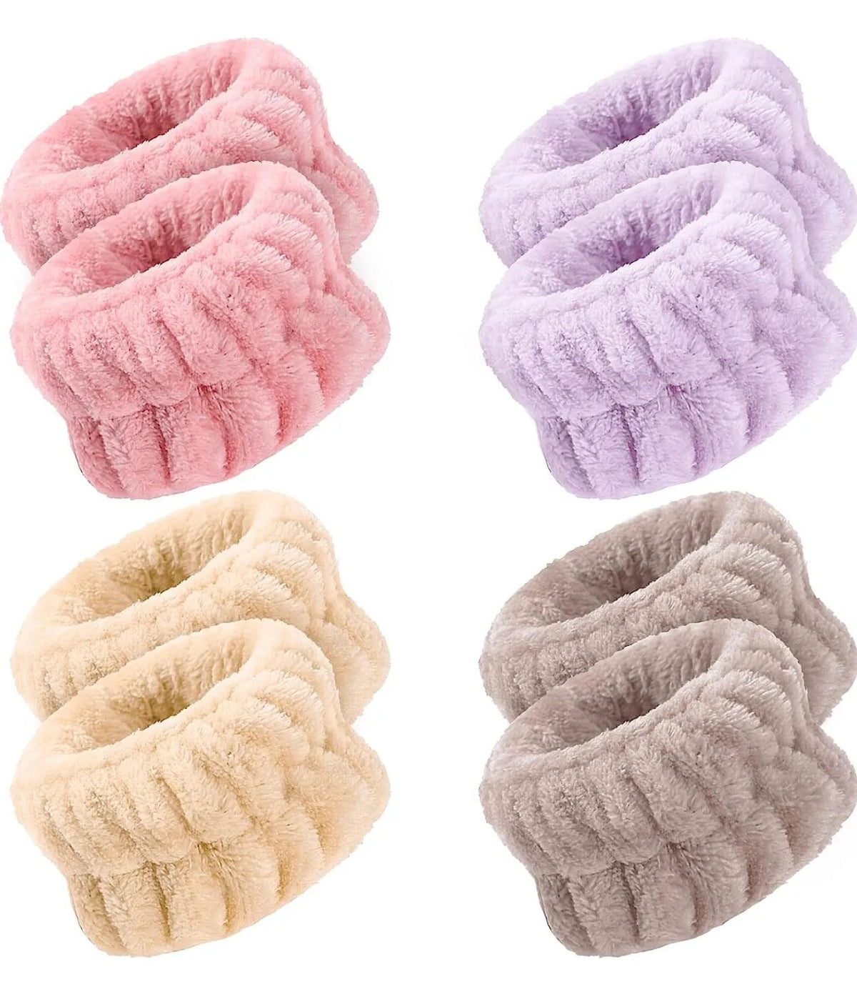 AOA Microfiber No Drip Wristbands Pink