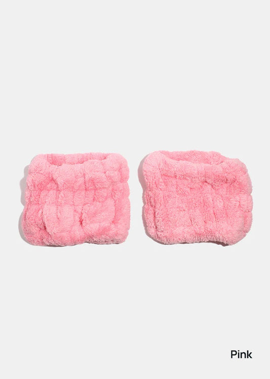 AOA Microfiber No Drip Wristbands Pink