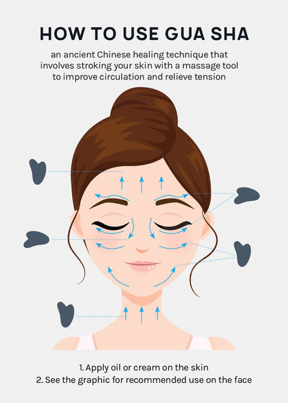 AOA A+ Jade Stone Gua Sha Tool