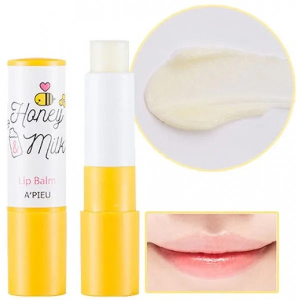 A'PIEU - Honey & Milk Lip Balm