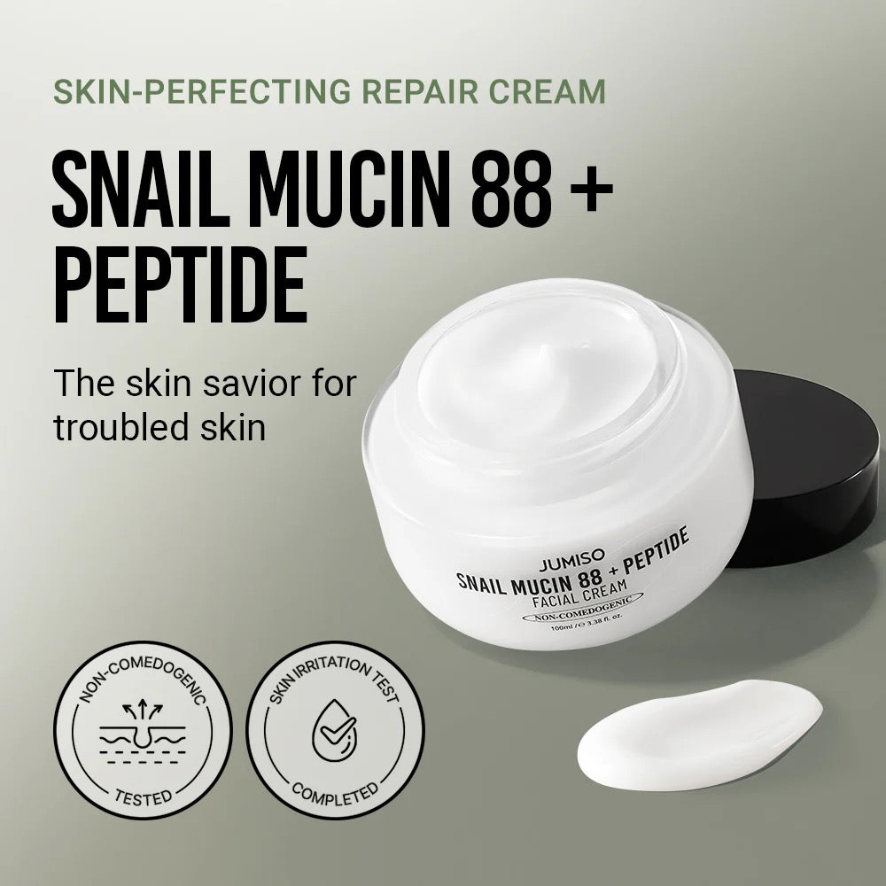 JUMISO - Snail Mucin 88 + Peptide Facial Cream [100ml]
