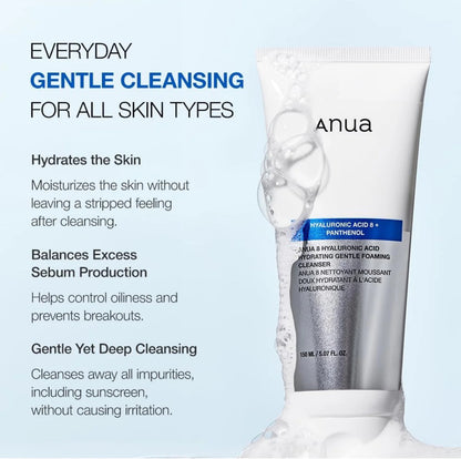 Anua - 8 Hyaluronic Acid Hydrating Gentle Foaming Wash 150ml