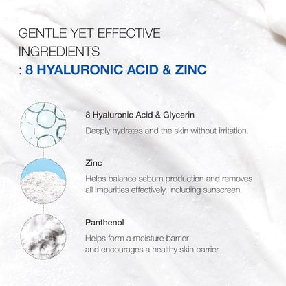 Anua - 8 Hyaluronic Acid Hydrating Gentle Foaming Wash 150ml