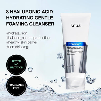 Anua - 8 Hyaluronic Acid Hydrating Gentle Foaming Wash 150ml