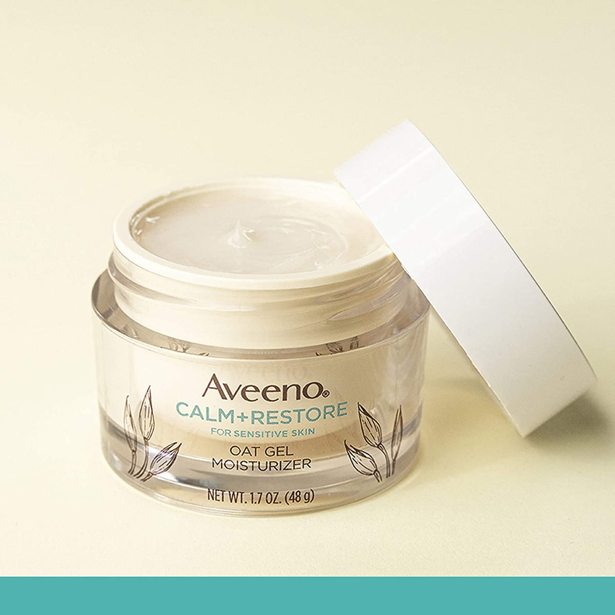 Aveeno face calm and restore oat gel moisturiser 50ml