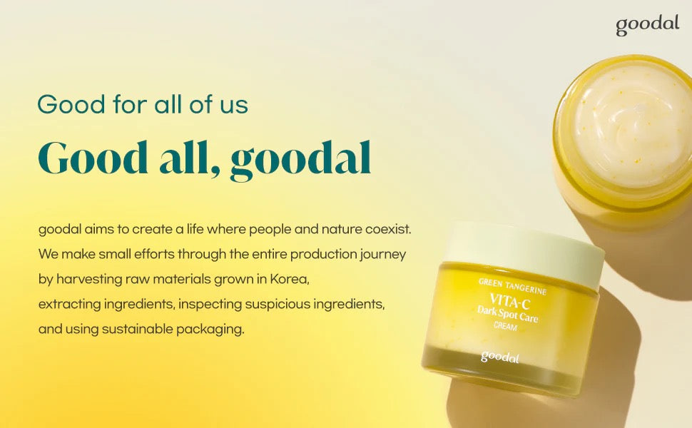 Goodal Green Tangerine Vita C Dark Spot Care Cream 50ML
