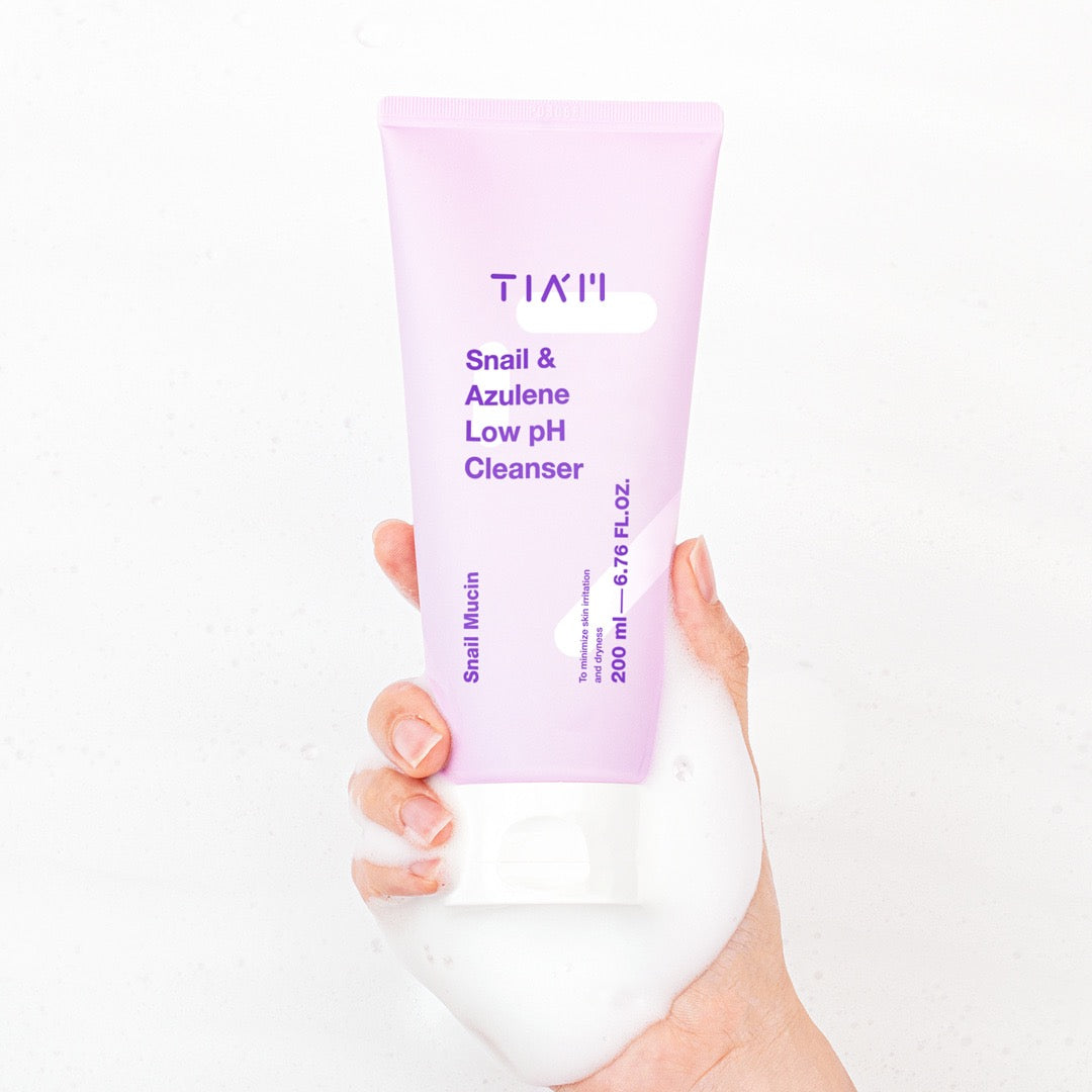 Tiam Snail &amp; Azulene Low pH Cleanser