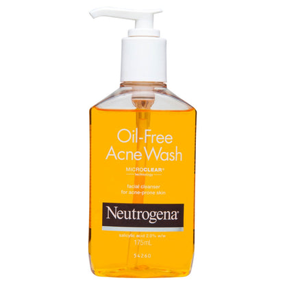 Oil-Free Acne Wash with Salicylic Acid | Neutrogena 6fl oz