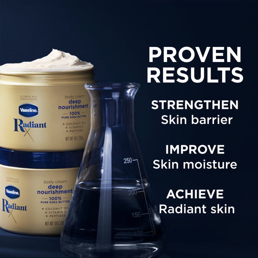 Vaseline Radiant X Deep Nourishing Body Cream 10oz