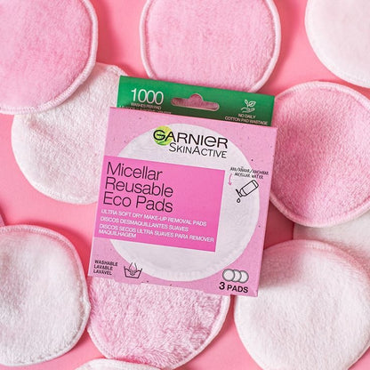 Garnier Micellar Reusable Make-up Remover Eco Pads