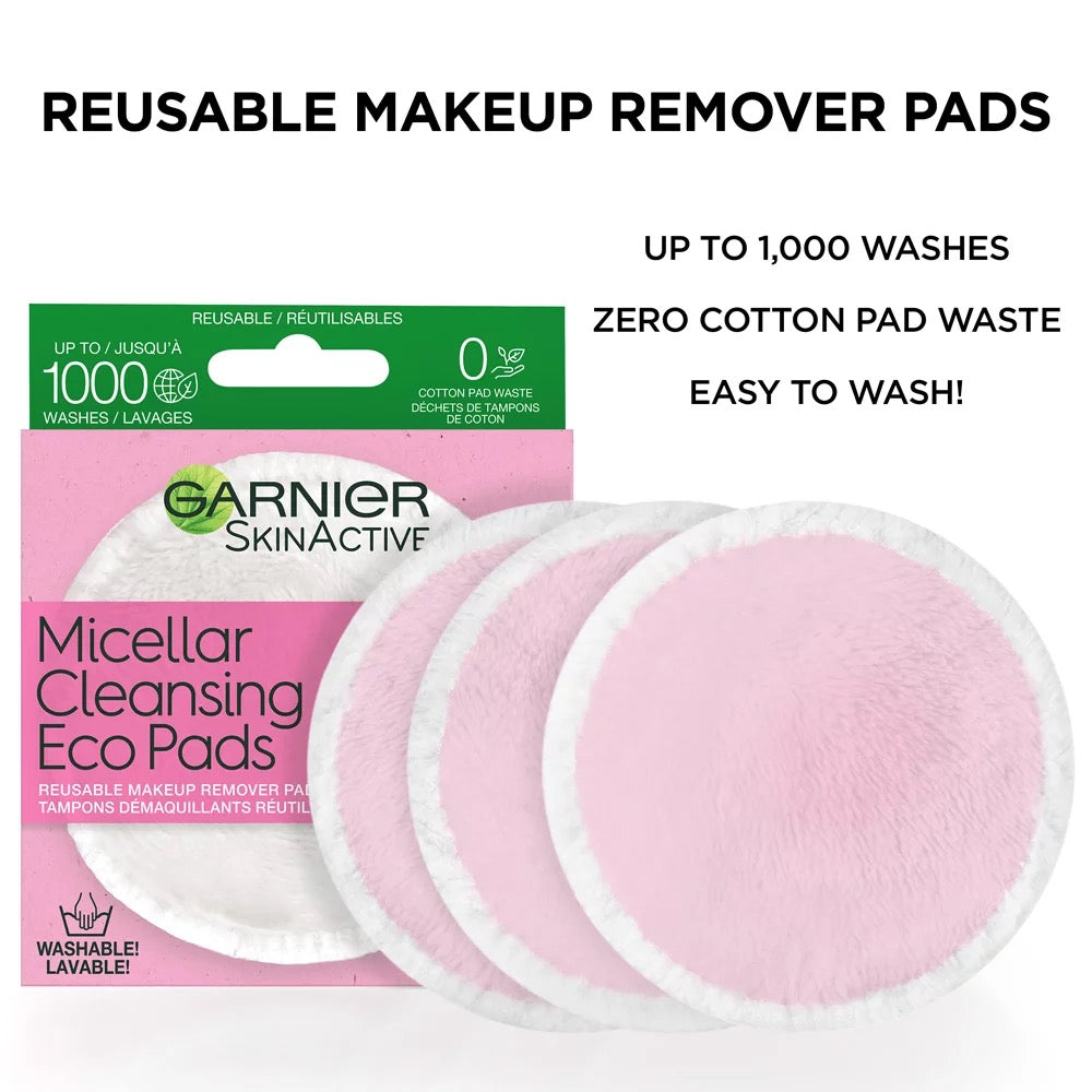Garnier Micellar Reusable Make-up Remover Eco Pads