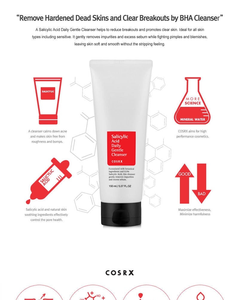 COSRX - Salicylic Acid Daily Gentle Cleanser 150 ML