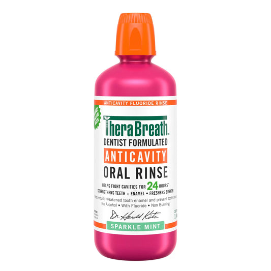 THERABREATH Anti-Cavity Oral Rinse-SPARKLE MINT