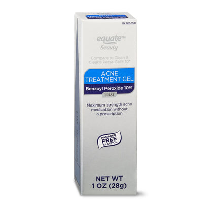 Equate Beauty 10% Benzoyl Peroxide Acne Treatment Gel, 1 oz