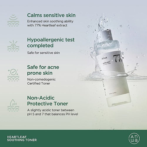 Anua - Heartleaf 77 Soothing Toner - 250ml