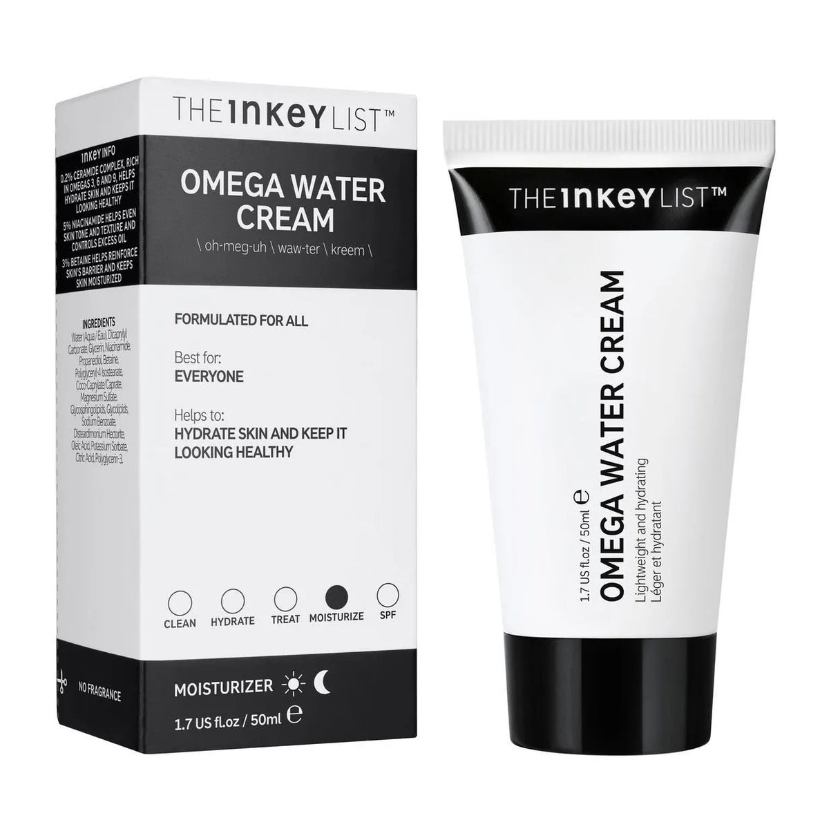 Inkey List Omega Water Cream 50ml
