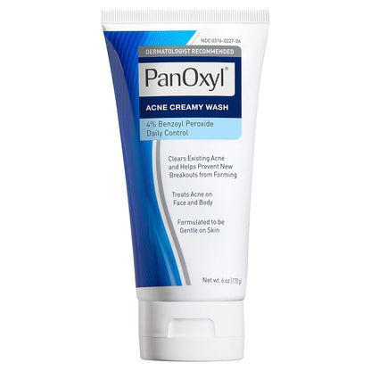 PanOxyl | Acne Creamy Wash with Benzoyl Peroxide Formula 10% benzoyl peroxide
