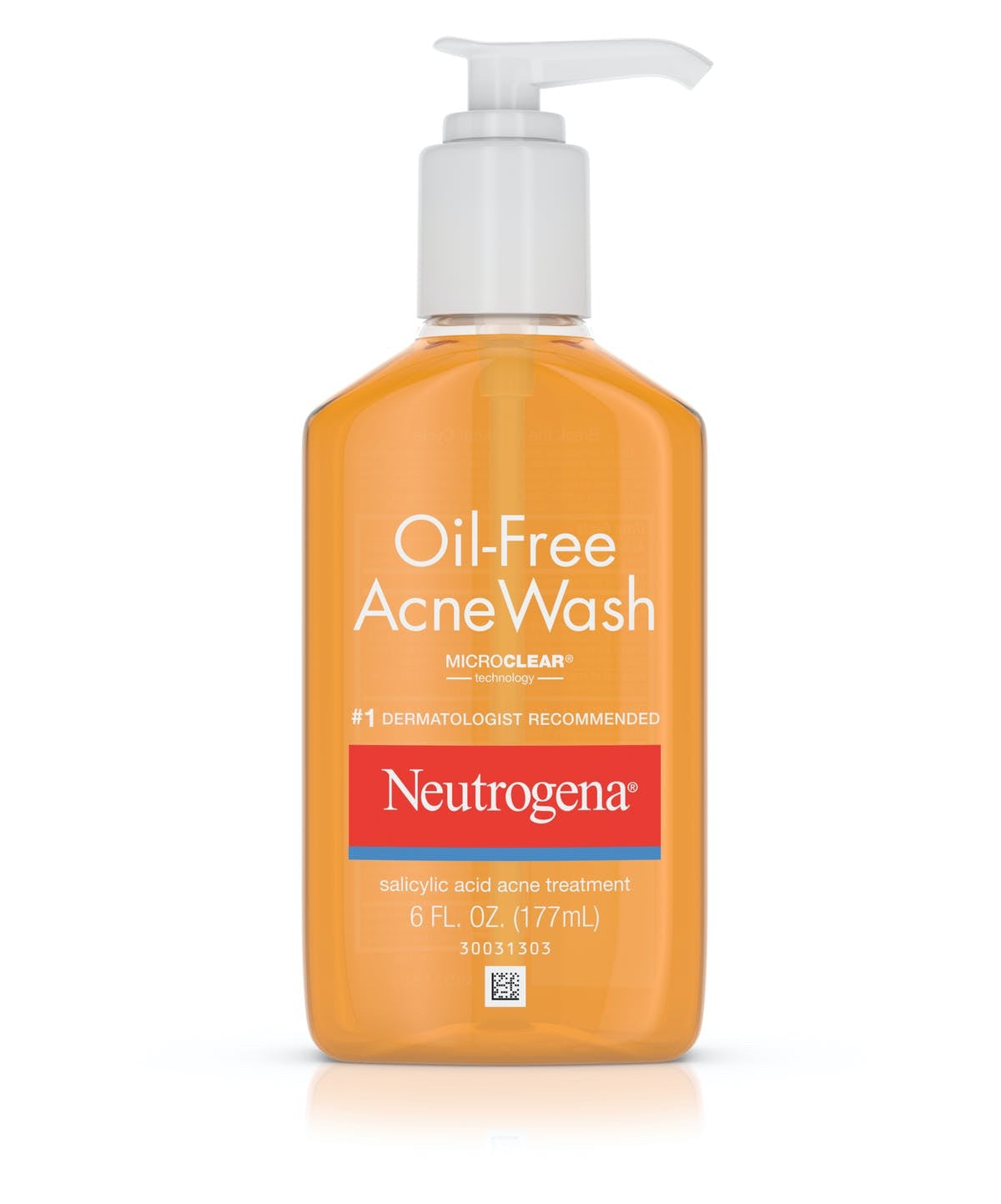 Oil-Free Acne Wash with Salicylic Acid | Neutrogena 6fl oz
