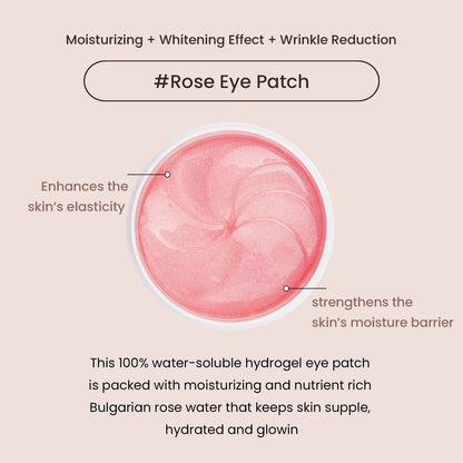 Heimish Bulgarian Rose Water Hydrogel Eye Patch [60 pcs]