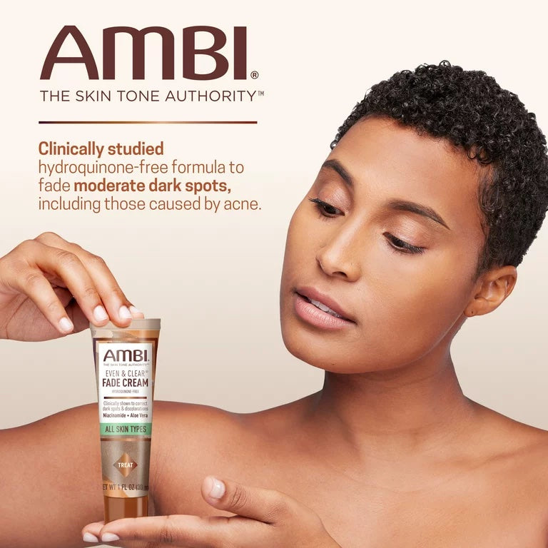 Ambi Even &amp; Clear Fade Cream Hydroquinone Free, 1 Oz