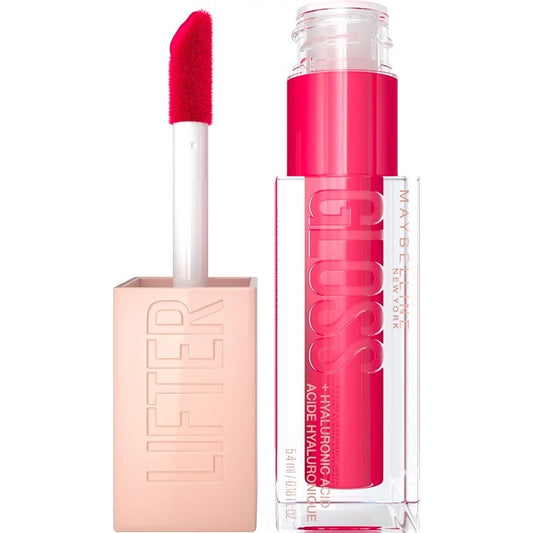 Maybelline Lifter Gloss Plumping Lip Gloss with Hyaluronic Acid - 0.18 fl oz-shade bubble gum