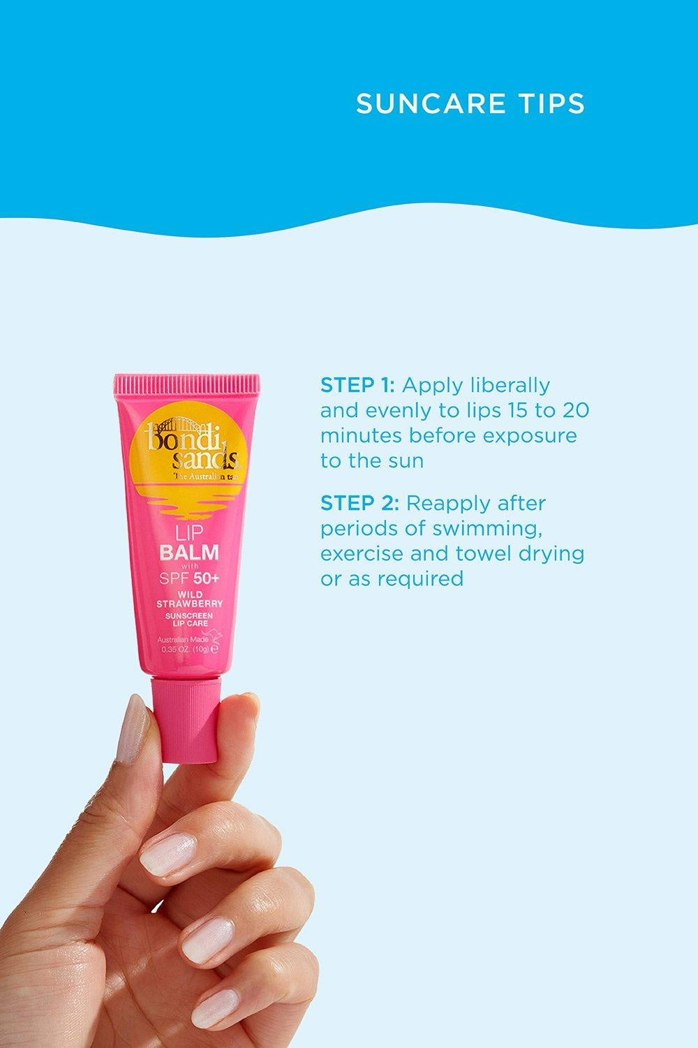 Bondi Sands Strawberry SPF 50+ Lip Balm 10g