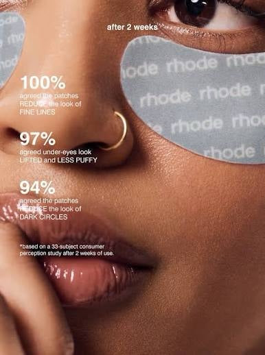Rhode peptide eye prep
DEPUFFING EYE PATCHES